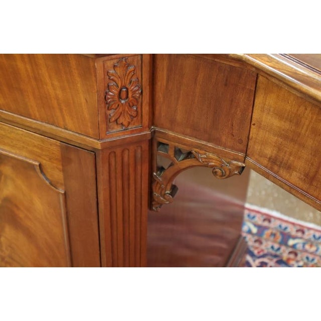 Brown Late 19th Century English Mahogany Regency Style Server Buffet Sideboard For Sale - Image 8 of 16