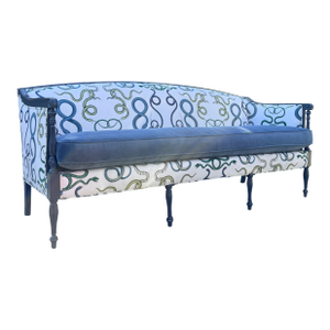 Sheraton Sofa With Schumacher Giove Upholstery