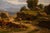 Ettore Cumbo Borgia, Landscape of the Roman Countryside, 19th century, Oil Painting on Canvas For Sale - Image 6 of 8