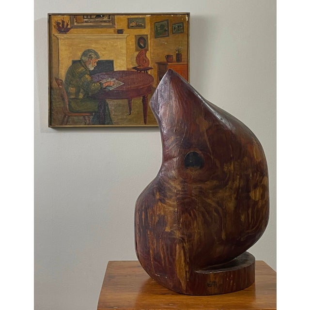 Eva Martino (American, B. 1929) - Monumental Modernist Hand Carved Biomorphic Sculpture, Signed For Sale In Philadelphia - Image 6 of 11