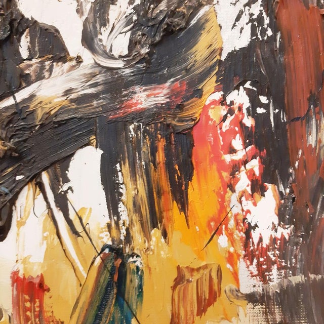 Preben Wölck, Autumn: Harvest, 1980s, Oil on Canvas For Sale - Image 3 of 10