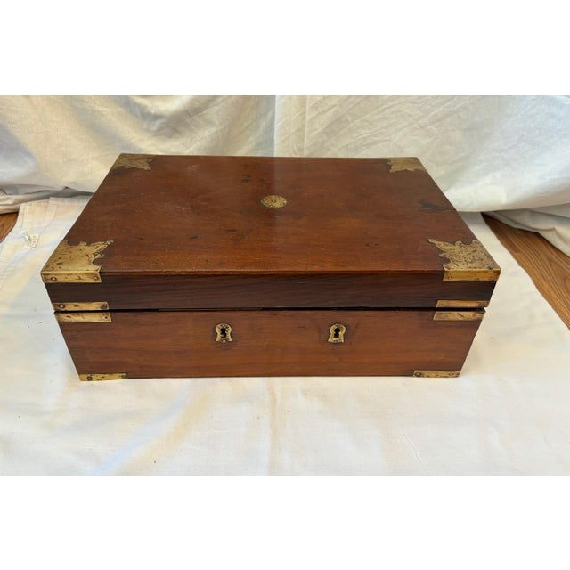19th Century Anglo - Indian Campaign Box For Sale - Image 4 of 12