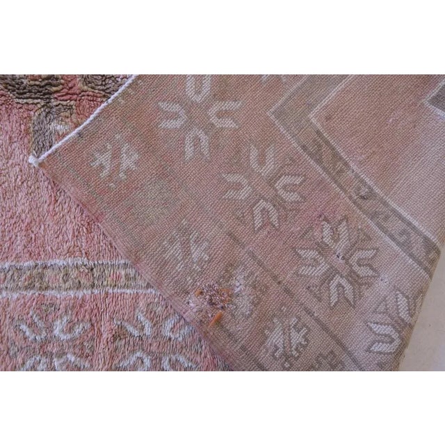 Textile Moroccan Handwoven Rug - 4'7" X 8'1" Ft For Sale - Image 7 of 8