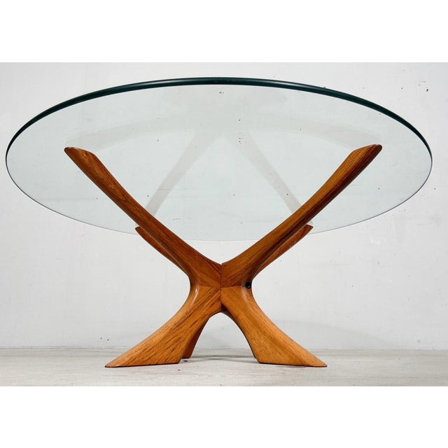Niels Eilersen Vintage Danish Coffee Table by Illum Wikkelsø for Niels Eilersen, 1970s For Sale - Image 4 of 12
