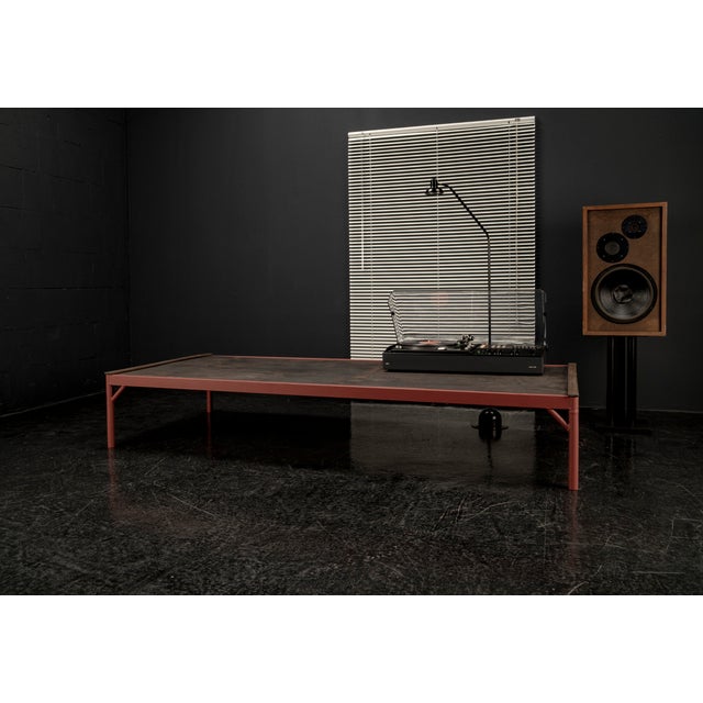 Steel and Wood Daybed or Low Table, 1960s For Sale - Image 14 of 17