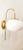 Ottone Wall Lamp with Oval White Glass, in Restored conditions. Designed 1970 to 1979 Up to 250V (Europe/UK Standard).The...