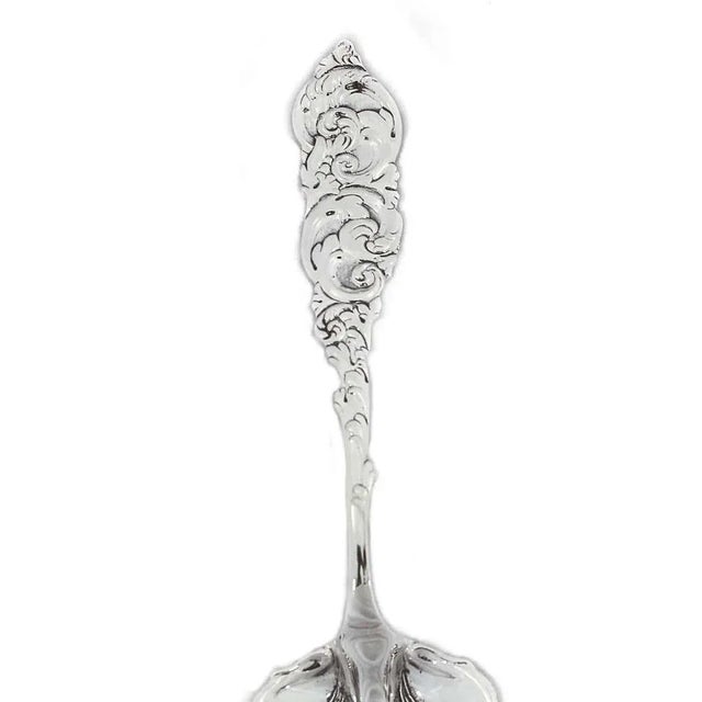 Late 19th Century Sterling Silver Fork & Spoon For Sale In New York - Image 6 of 8