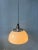 Glass Vintage White Faro Acrylic Glass Pendant Lamp from Guzzini For Sale - Image 7 of 11