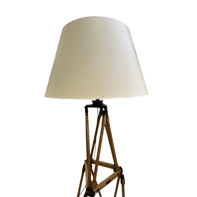 The Ralph Lauren Large Tripod Quincy Floor Lamp combines industrial-inspired design with classic sophistication, making it...