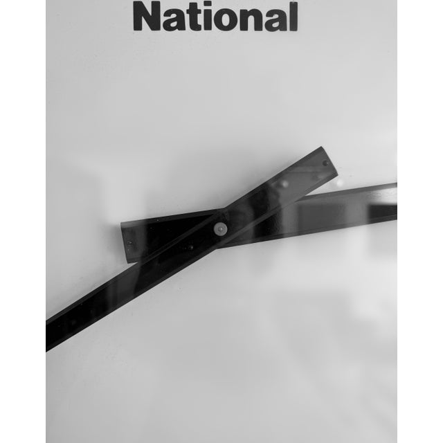 Large Factory Clock from National, Japan, 1960 For Sale - Image 6 of 7