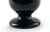Mid-20th Century Glossy Black Glass Urn with Floral Motif, Germany For Sale - Image 4 of 5