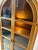 Dyrlund Round Arched Teak Display Case with Lighting from Dyrlund For Sale - Image 4 of 11