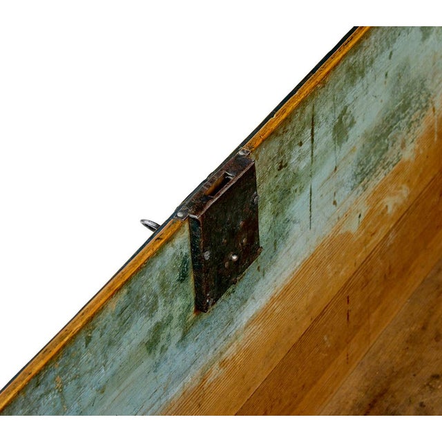Swedish Hand-Painted Marriage Chest, 1807 For Sale - Image 3 of 11