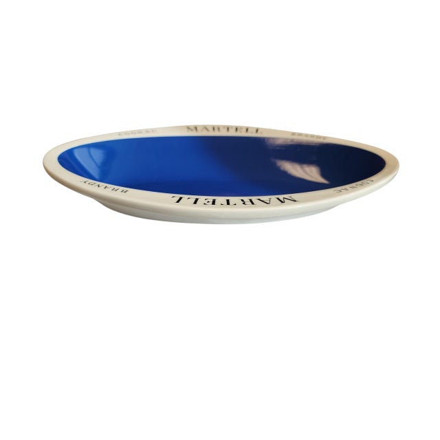Superb English early example Martell Cognac large pub ashtray in excellent condition. Made in England by Pountney &...