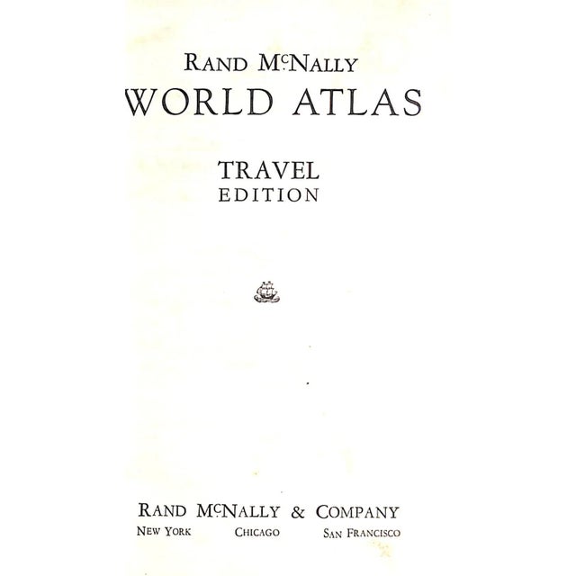 Early 20th Century Gold-Tooled Leather Bound Miniature Dictionaries and Matching Atlas- Set of 6 For Sale - Image 12 of 12