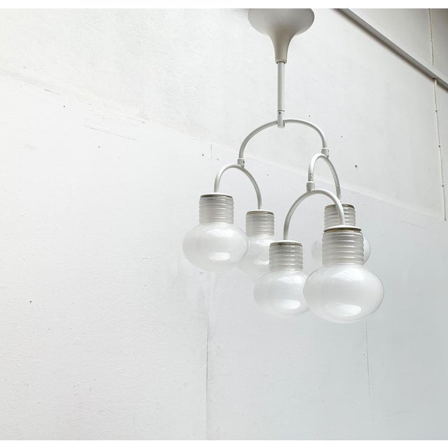 Metal Mid-Century Swiss Space Age Pendant by E. R. Nele for Temde, 1960s For Sale - Image 7 of 18