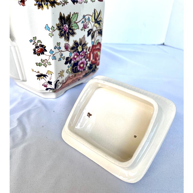 Vintage 1930s English Ironstone Mason's Mandarin Teapot For Sale - Image 10 of 10