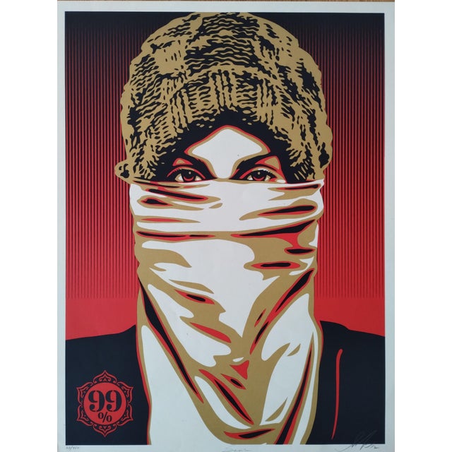 Shepard Fairey, Occupy Protester, 2012, Screenprint For Sale - Image 9 of 9