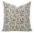 FabDivine Indian Block Print Cushion Cover 22x22 Inch Cotton Linen-Madhav For Sale