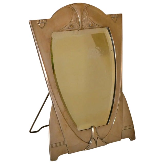 Wmf Art Nouveau M Easel Mirror For Sale