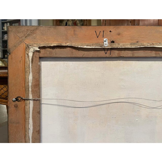 18th Century French Oil on Canvas Painting "Sixth Station of the Cross" For Sale - Image 9 of 9