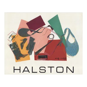 1982 Andy Warhol 'Halston Advertising Campaign Poster' Pop Art Multicolor USA Serigraph