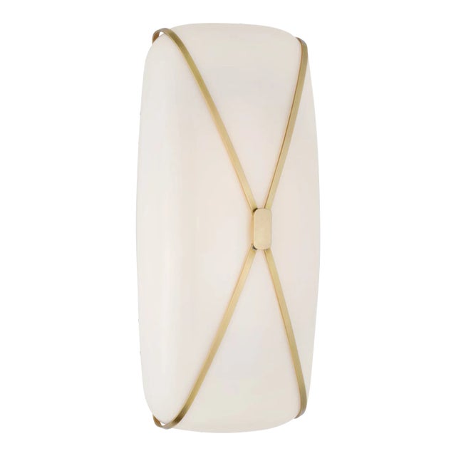 Champalimaud for Visual Comfort Signature Fondant 18" Linear Bath Sconce in Soft Brass For Sale