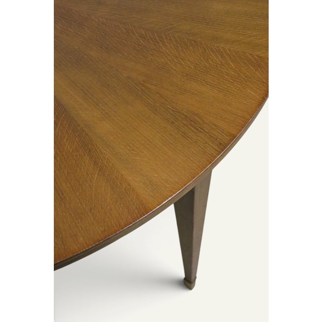 Art Deco Neo-Classical Style Mahogany Dining Table, 1940 For Sale - Image 14 of 16