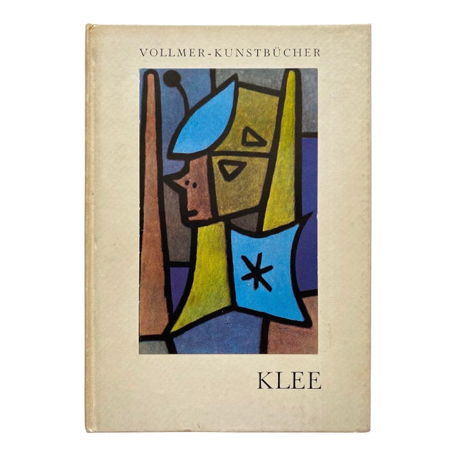 Paul Klee Vintage 1955 First Edition Lithograph Print Hardcover Mid Century Modernist Art Book For Sale