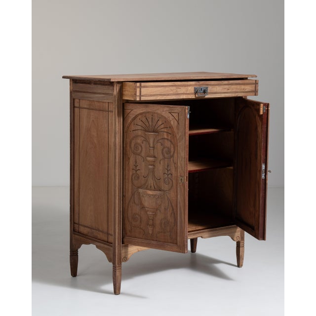 Wallnut Carved Buffet France Mid 19th Century For Sale - Image 4 of 13