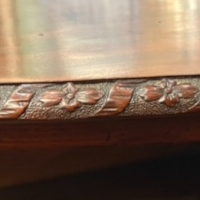 Antique George III Mahogany Beau Brummell Chest of Drawers For Sale - Image 4 of 4