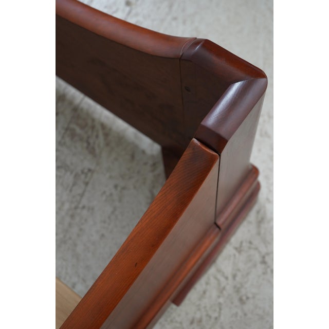 Stickley King Size Marseilles Collection Cherry Bed For Sale - Image 10 of 15
