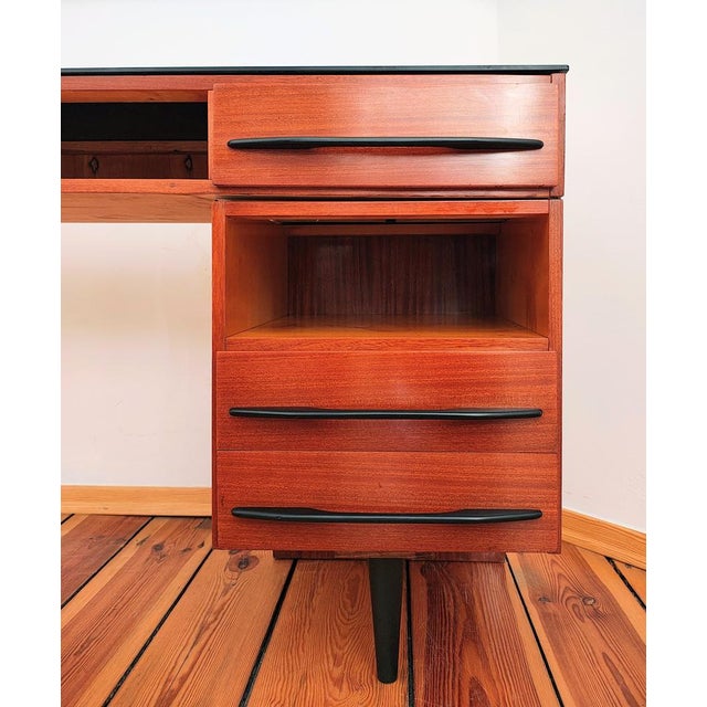 Czechoslovakian Desk attributed to M. Pozar for Up Závody, 1960s, Set of 2 For Sale - Image 17 of 18