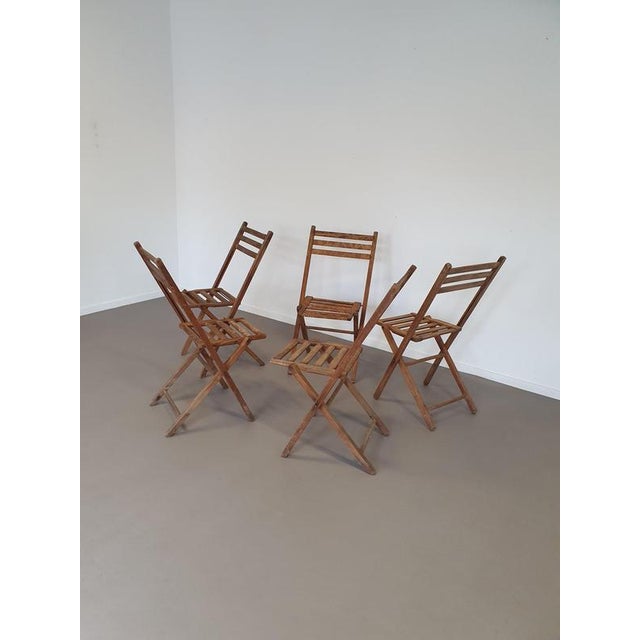 Folding Chairs, 1960s, Set of 5 For Sale - Image 18 of 18