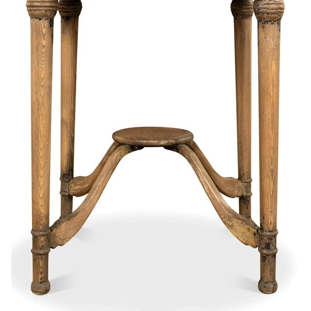 French Country-Style Tea Table For Sale - Image 4 of 9