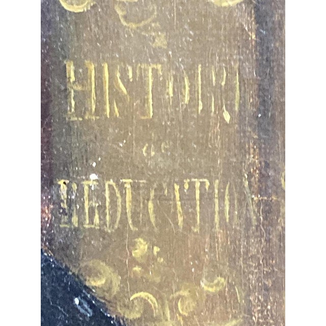 Large French Portrait, 19th Century, Oil on Canvas For Sale - Image 13 of 18