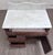 Antique Victorian Eastlake Walnut Marble Top Knapp Joint Washstand For Sale - Image 14 of 15