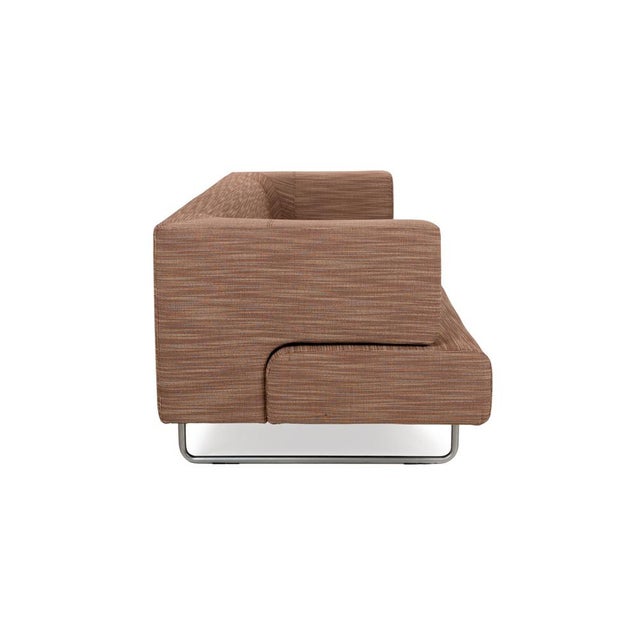 Brown Set of Easy 480 3-Seater Sofa and Pouf in Brown Fabric from Walter Knoll / Wilhelm Knoll For Sale - Image 8 of 11