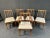 Mid 20th Century Walnut Sculptural Dining Set by Blowing Rock - Set of 6 For Sale - Image 9 of 12