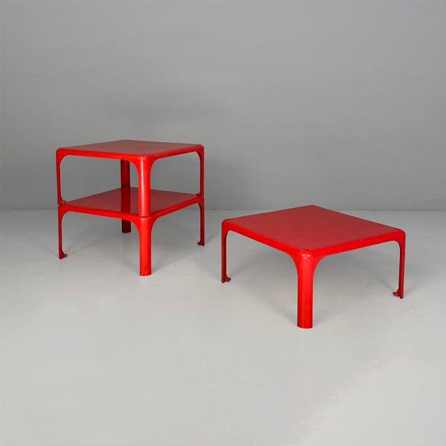 Italian Coffee Tables Demetrio 45 by Vico Magistretti for Artemide, 1970s, Set of 3 For Sale - Image 17 of 17