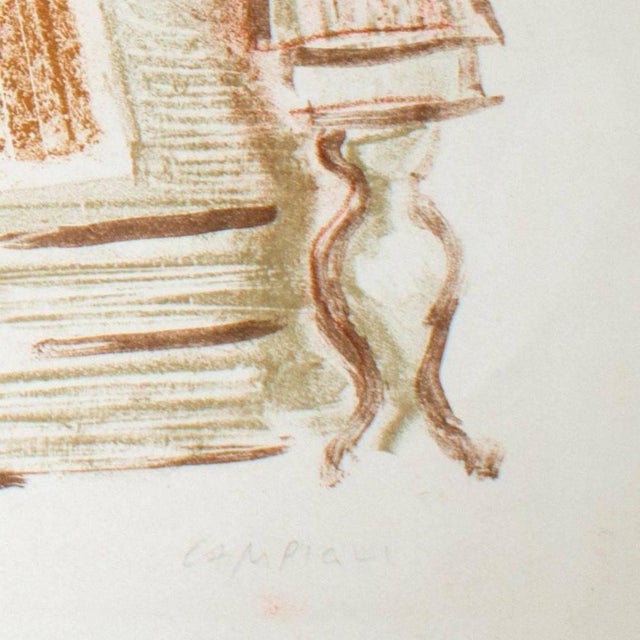 Modern Massimo Campigli, Trinità De Monti, 1970, Lithograph For Sale - Image 3 of 4