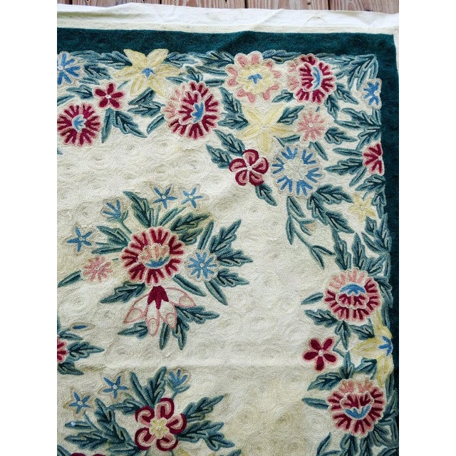 Mid 20th Century Kashmir Chain Stitch Tapestry Chairish