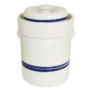 Ext LRG European Style Salt Glazed Stoneware Crock/3 Gal