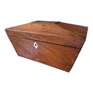 English Tea Caddy For Sale