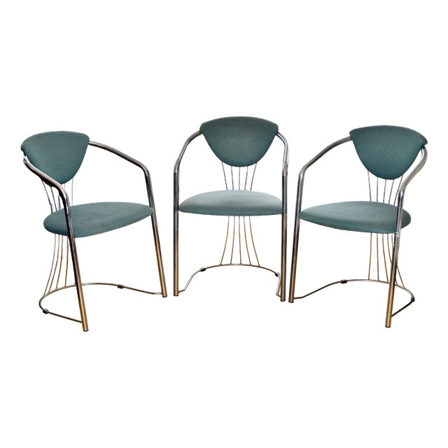 Italian Dining Chairs, 1990s, Set of 3 For Sale