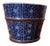 19th Century Chinese Export Blue & White Porcelain Cachepot Planter Vase For Sale