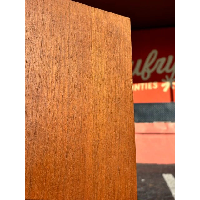 1960s Mid Century Lane Martinique Record Cabinet Bookcase For Sale - Image 5 of 18