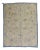 Royal Blue Beige Vintage Turkish Room Size Rug - 8'1" x 10'9" For Sale