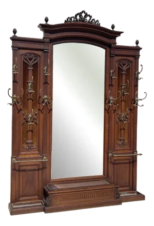 Cloakroom in Oak, 19th Century