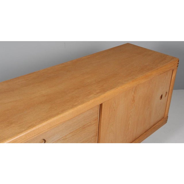1950s Mid-Century Scandinavian Oak Sideboard by Henry Walther Klein for Bramin, 1950s For Sale - Image 5 of 13